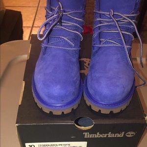 Toddler timberlands (purple limited edition)